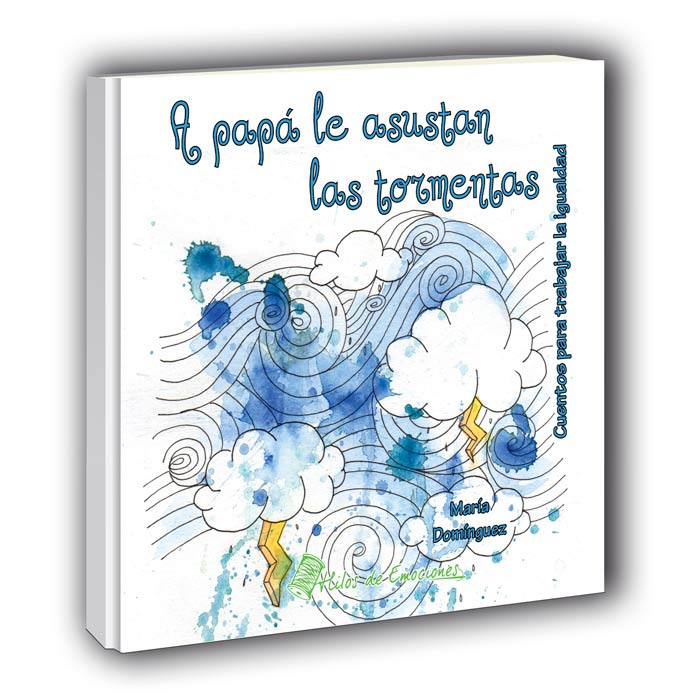 A papá le asustan las tormentas